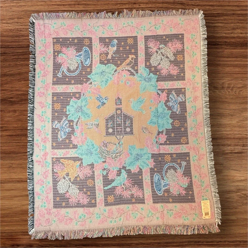 Jubilee Tapestry Woven Throw Blanket 